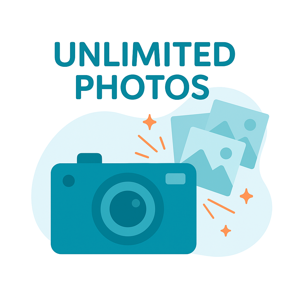 Unlimited stops for photos